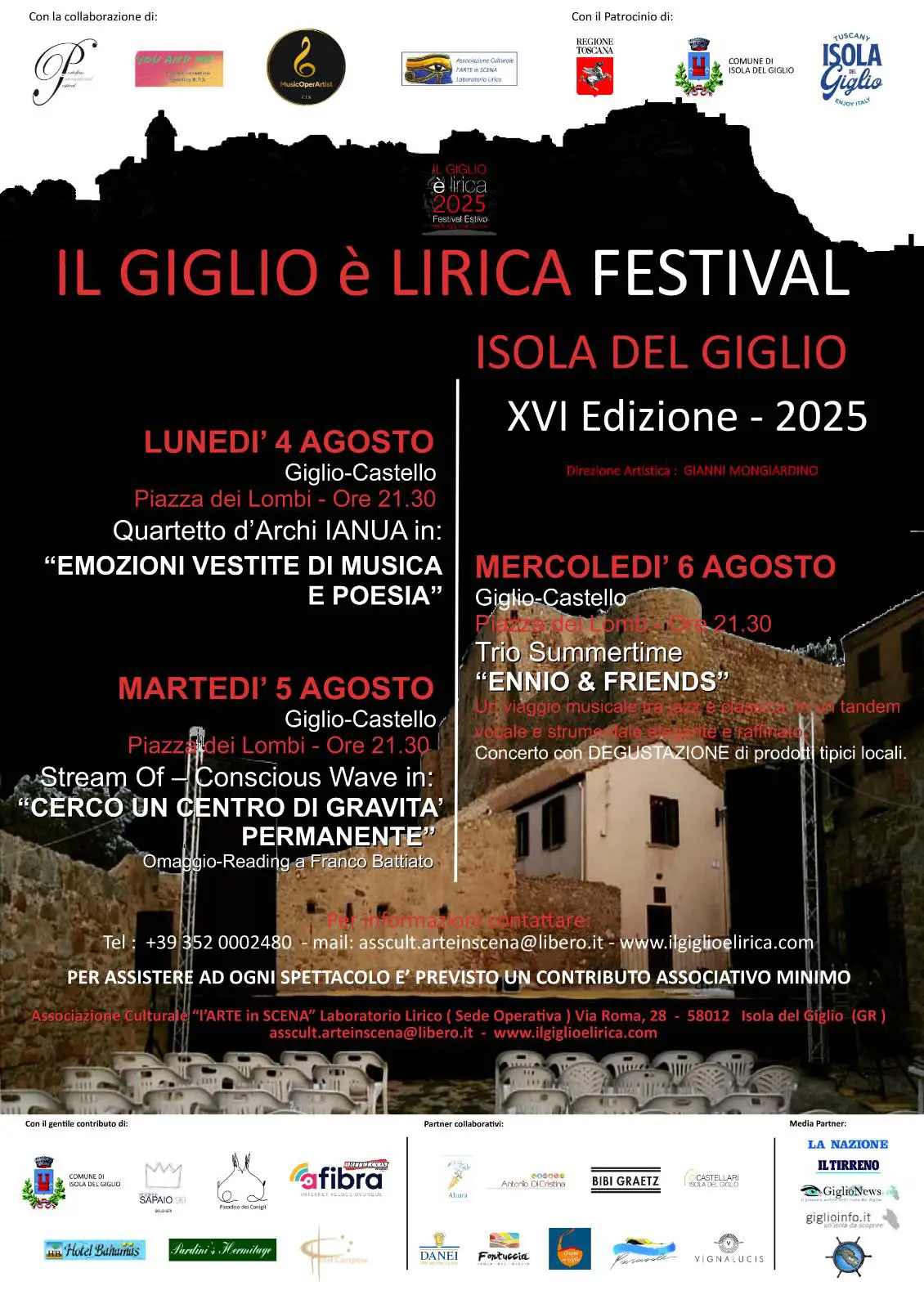 Locandina Il Giglio è Lirica Festival 2025